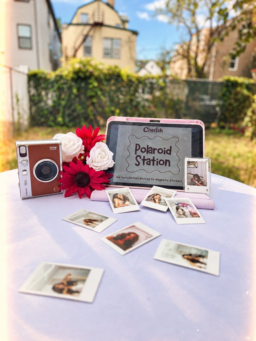 Cherish instant Polaroid photo station